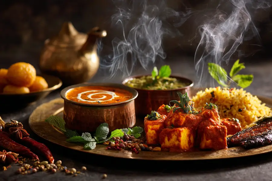 Home-style thali